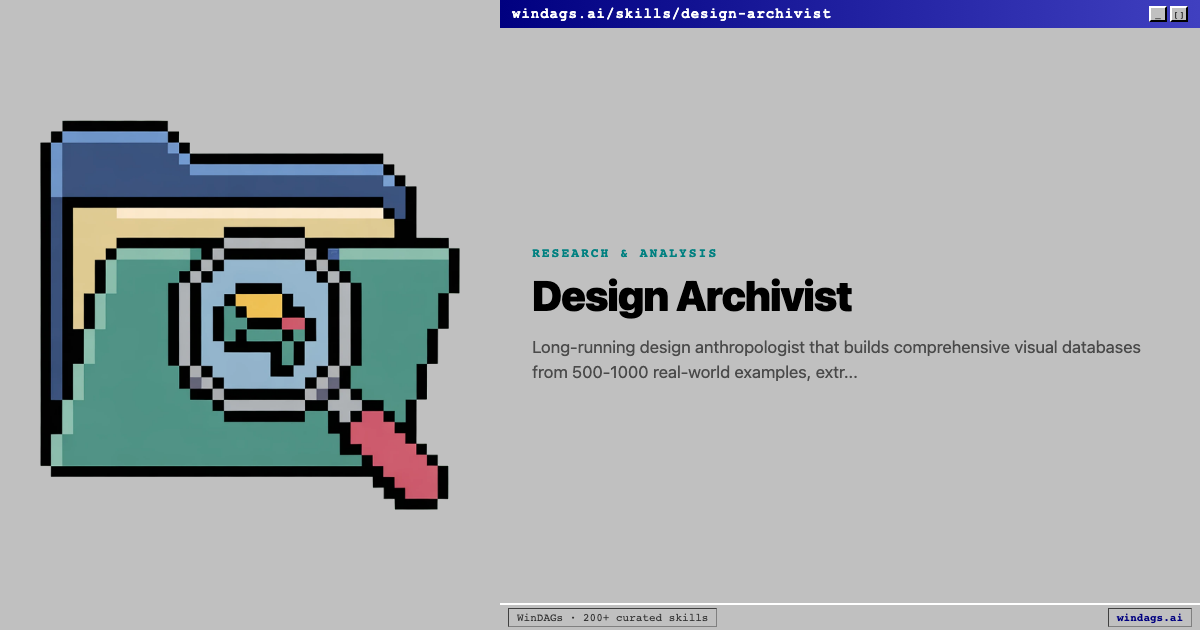 design-archivist preview