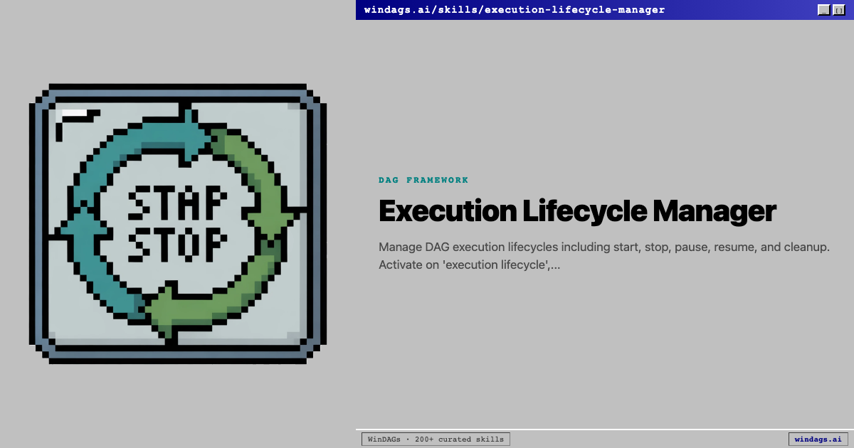 execution-lifecycle-manager preview