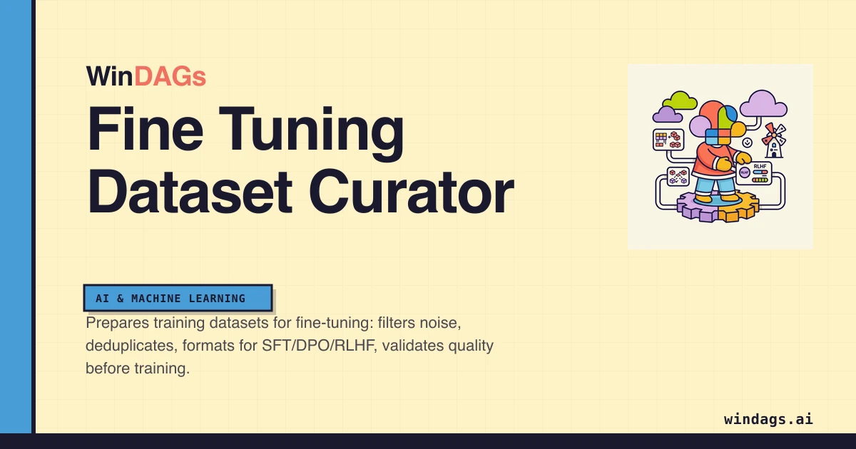 fine-tuning-dataset-curator preview