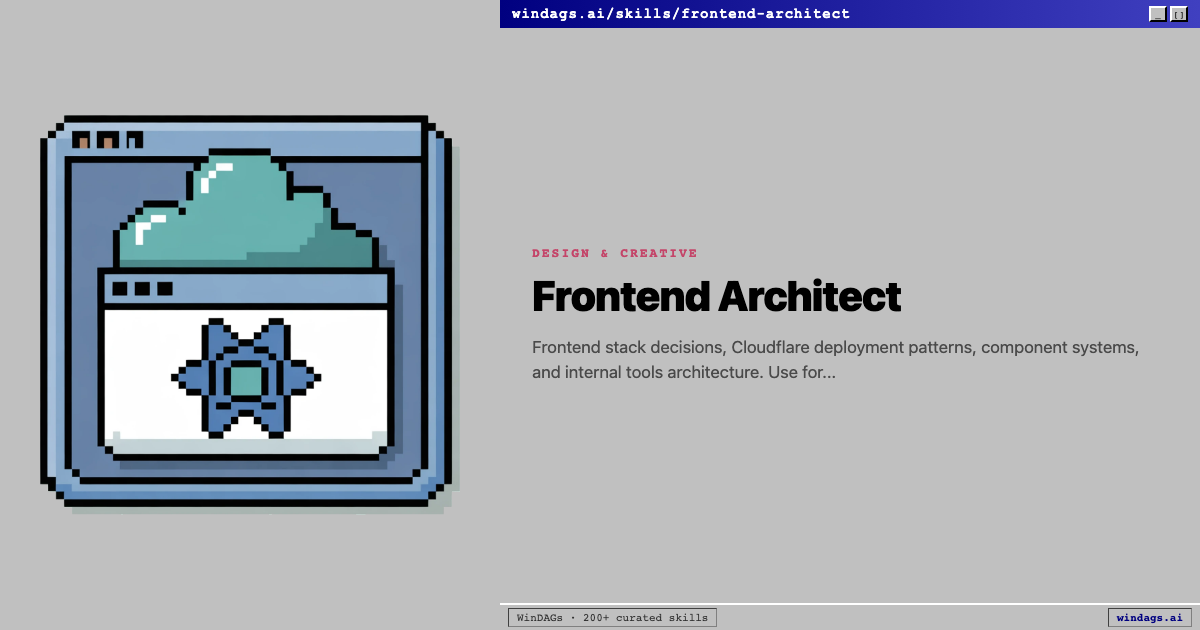 frontend-architect preview