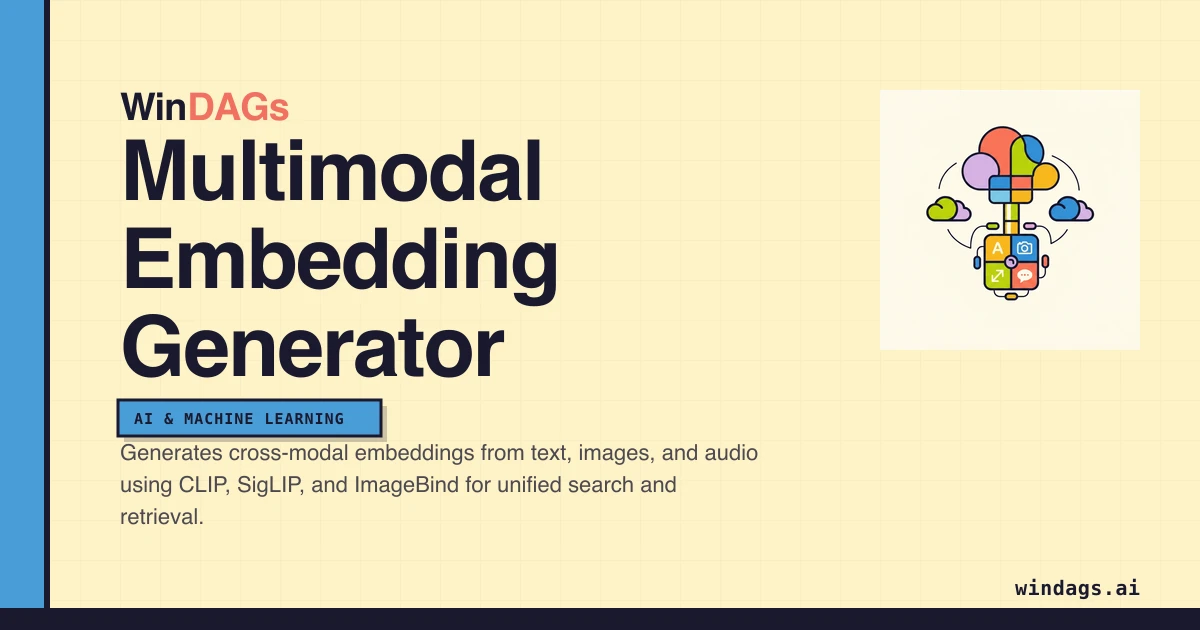 multimodal-embedding-generator preview