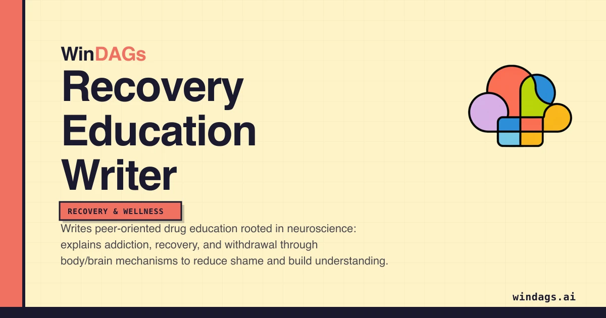 recovery-education-writer preview