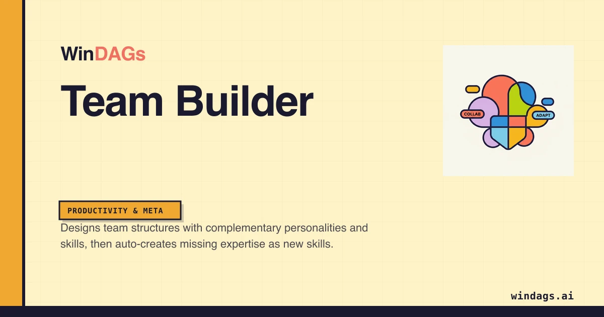 team-builder preview